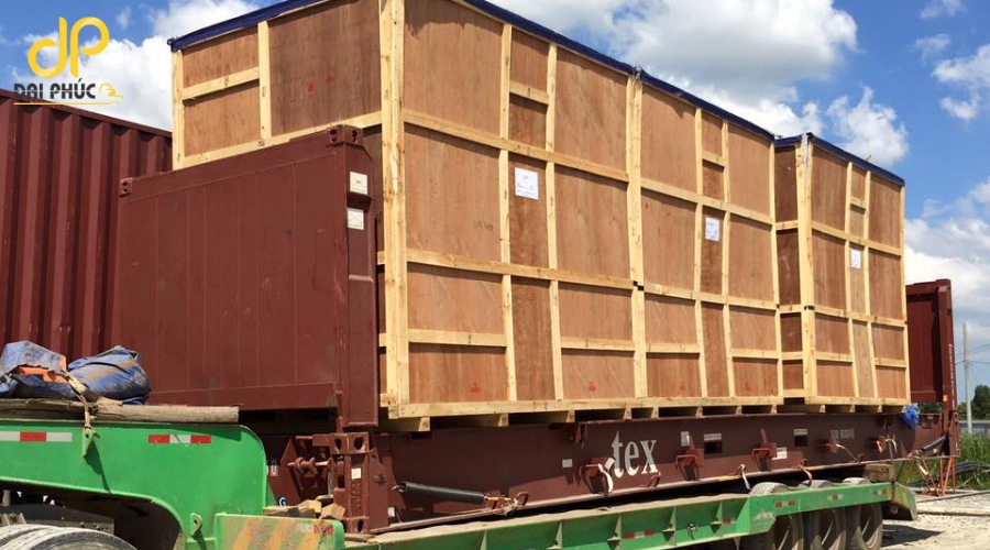 Ứng dụng container open top trong vận chuyển công nghiệp nặng